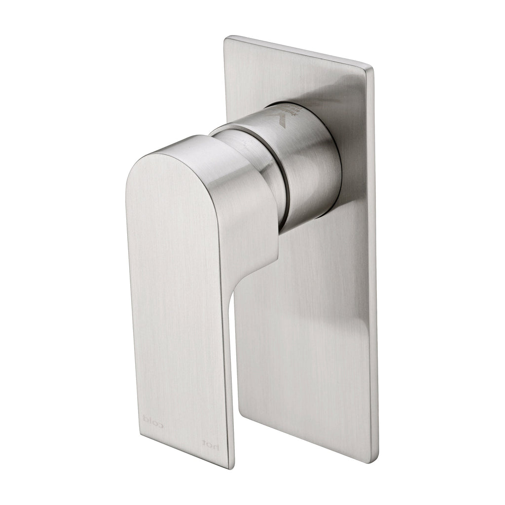 Nero Bianca Shower / Bath Mixer - Brushed Nickel - Wellsons