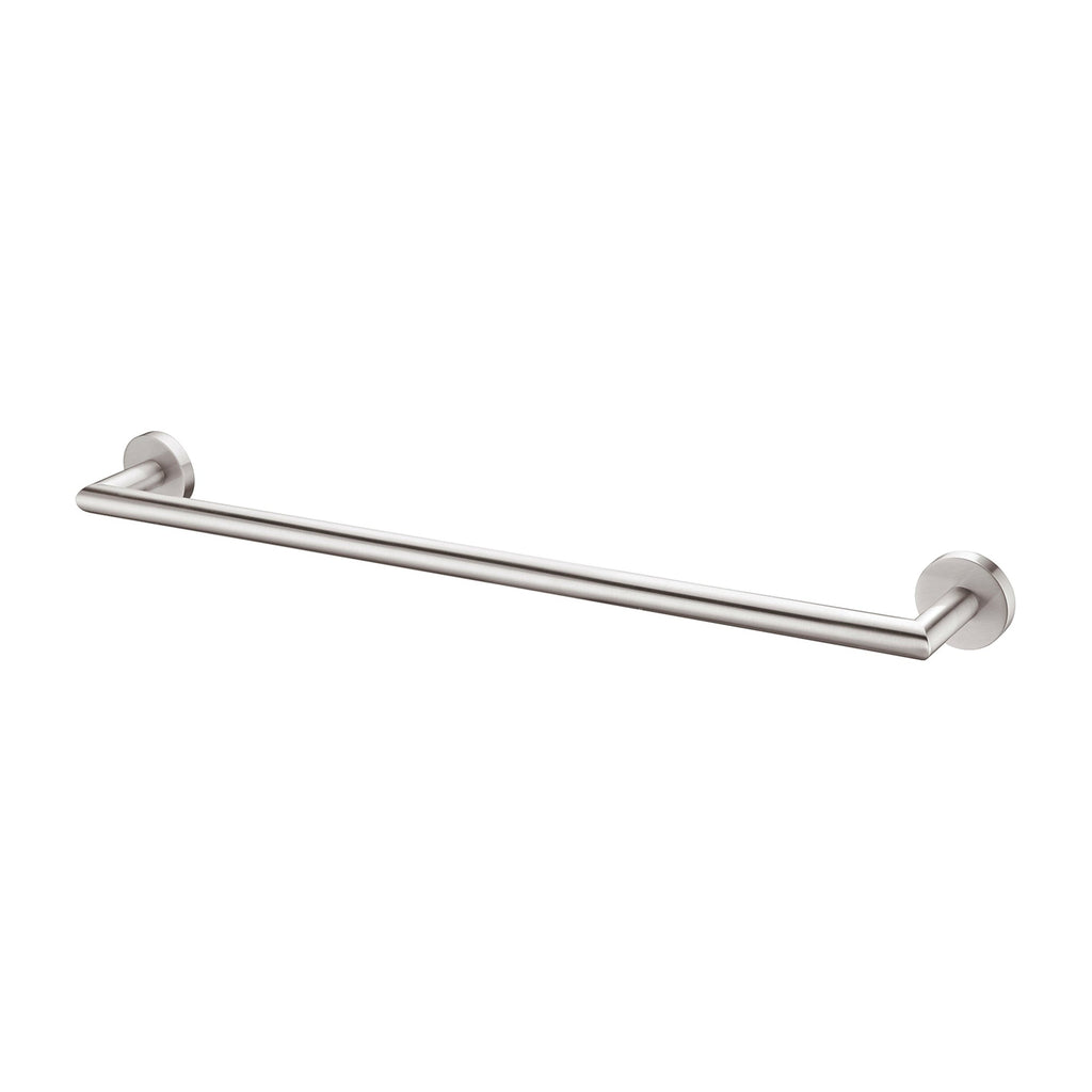 Nero Dolce Single Towel Rail 700mm - Brushed Nickel