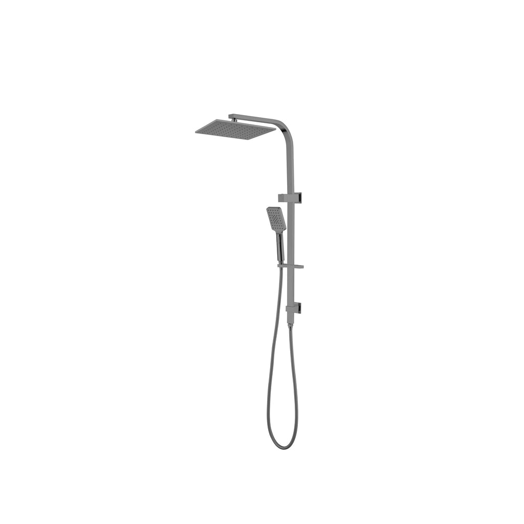 Nero Celia Square 250mm Combination Shower - Gunmetal Grey