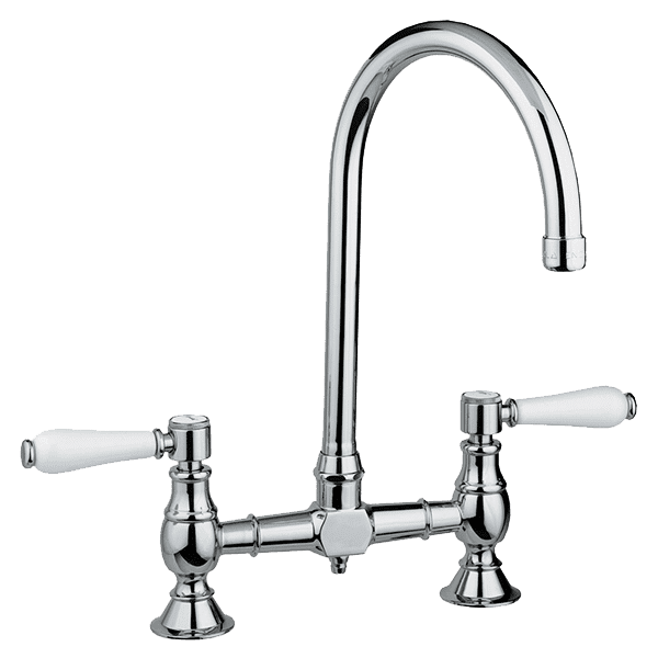 Armando Vicario Provincial Exposed Breach Kitchen Tap - Chrome