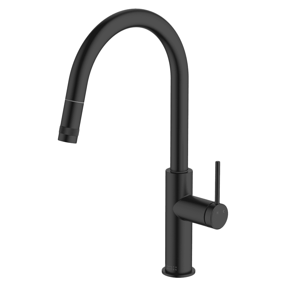 Gareth Ashton Poco Pull Out Kitchen Mixer - Matte Black