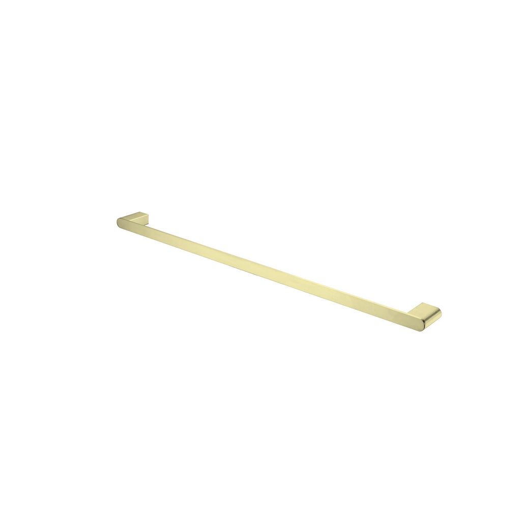 Nero Bianca Single Towel Rail 800mm - Brushed Gold