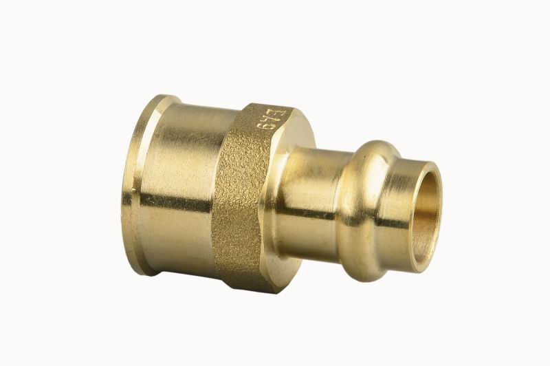 Copper Press Brass Female Coupling Water 65MM x 2-1/2" BSP - Wellsons