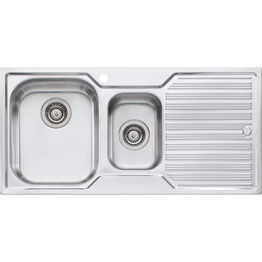 Oliveri Diaz 1 & 1/2 Bowl Sink With Drainer