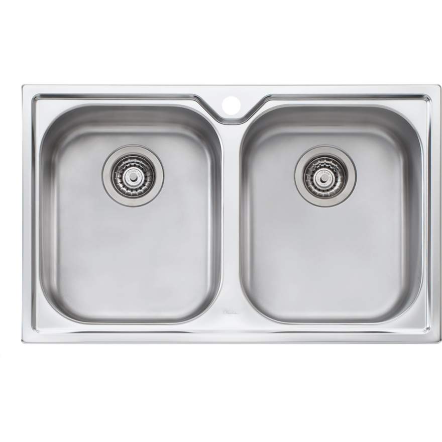 Oliveri Diaz Double Bowl Topmount Sink