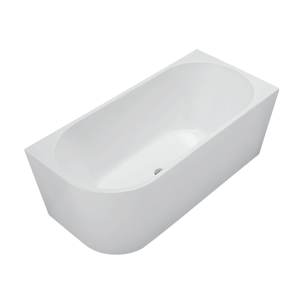 Fienza Isabella Acrylic Corner Bath 1700mm - Gloss White