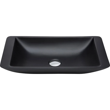 FienzaClassique600AboveCounterSolidSurfaceBasin-MatteBlack