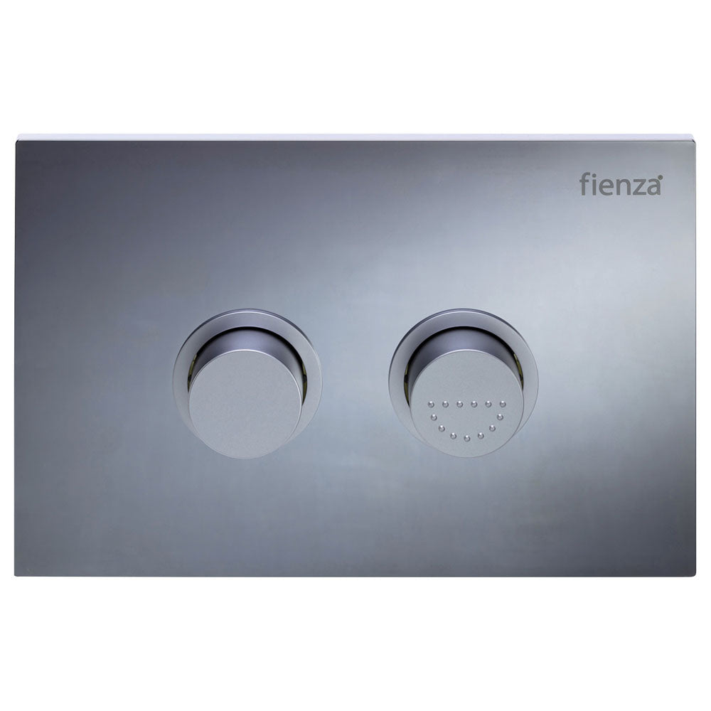 R&T Chrome Raised Care Flush Buttons - Wellsons