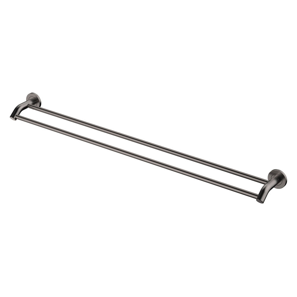 Fienza Kaya Double Towel Rail 900mm - Gunmetal Grey