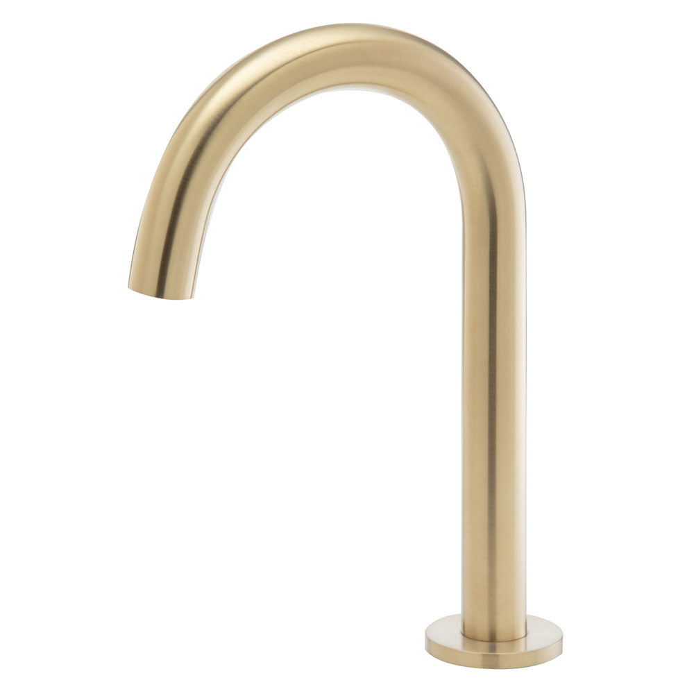 Fienza Kaya Hob-Mounted Fixed Bath / Basin Outlet - Urban Brass