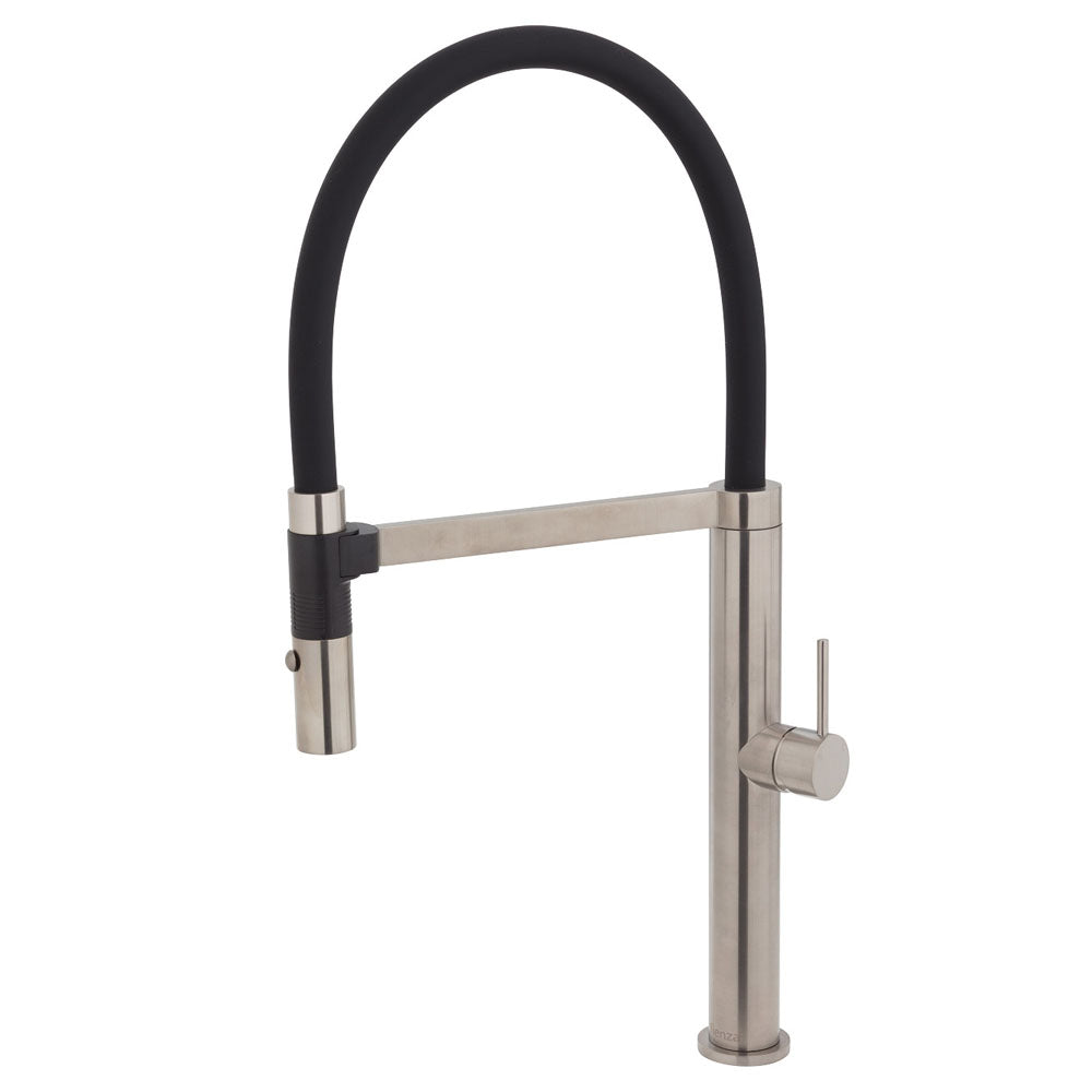 Fienza Kaya Pull Down Sink Mixer - Brushed Nickel