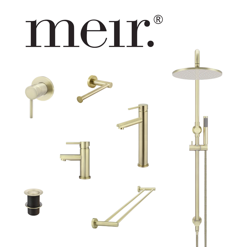 Meir Bathroom Package Tapware Shower Accessories - Tiger Bronze