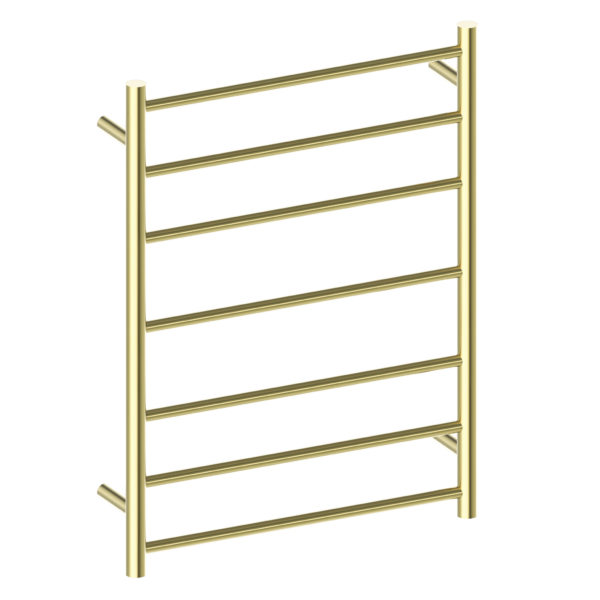 Nero Heated Towel Ladder - Brushed Gold