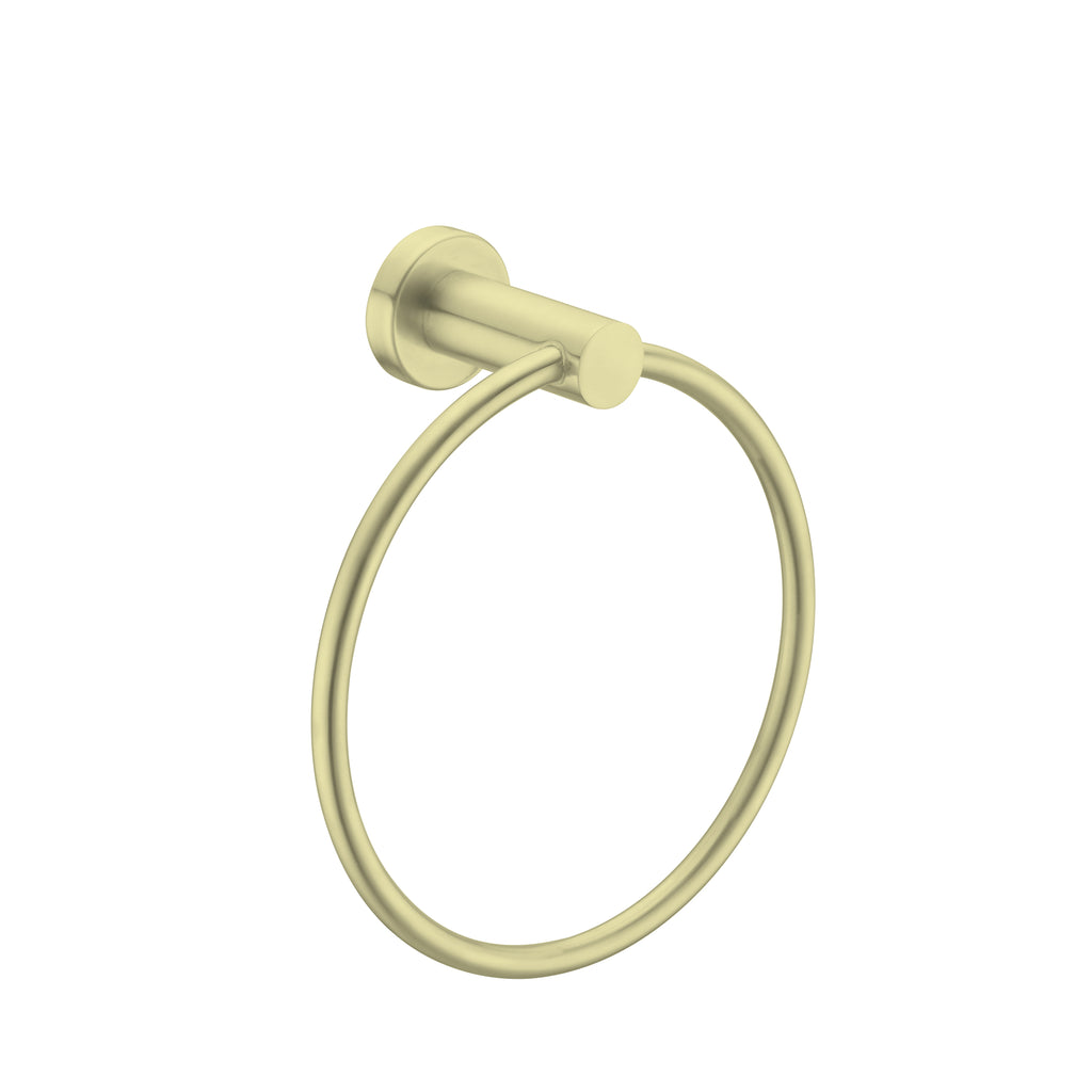 Nero Mecca Towel Ring - Brushed Gold - Wellsons