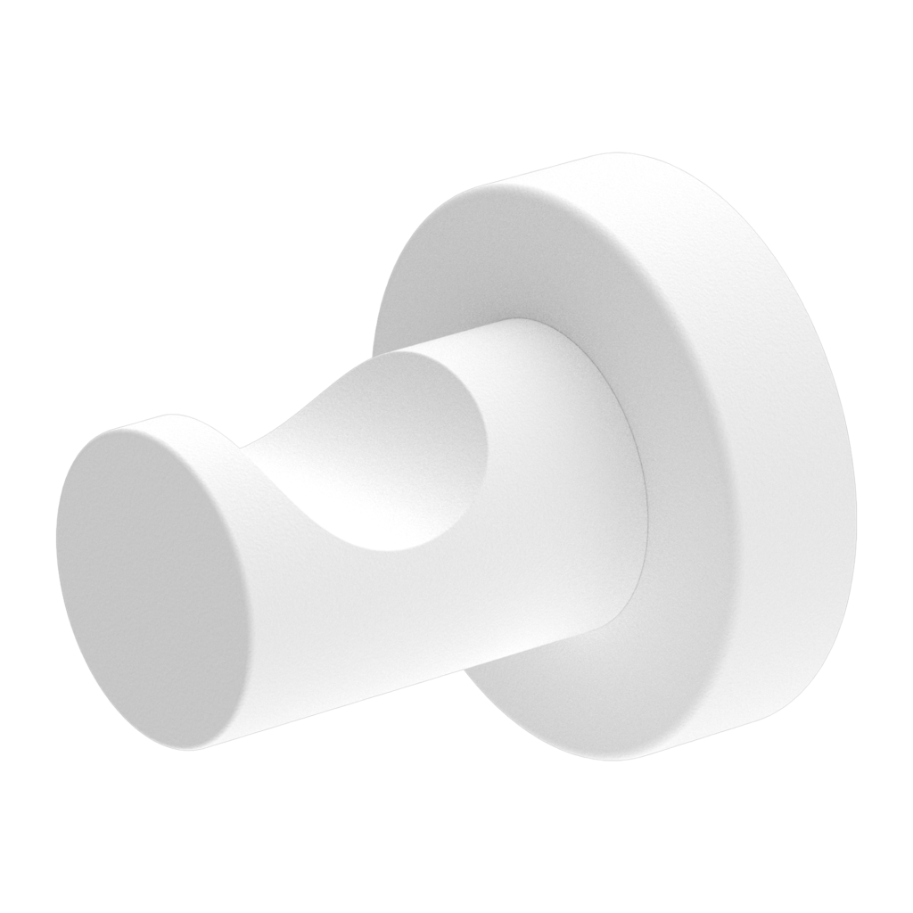 Nero Mecca Robe Hook - Matte White