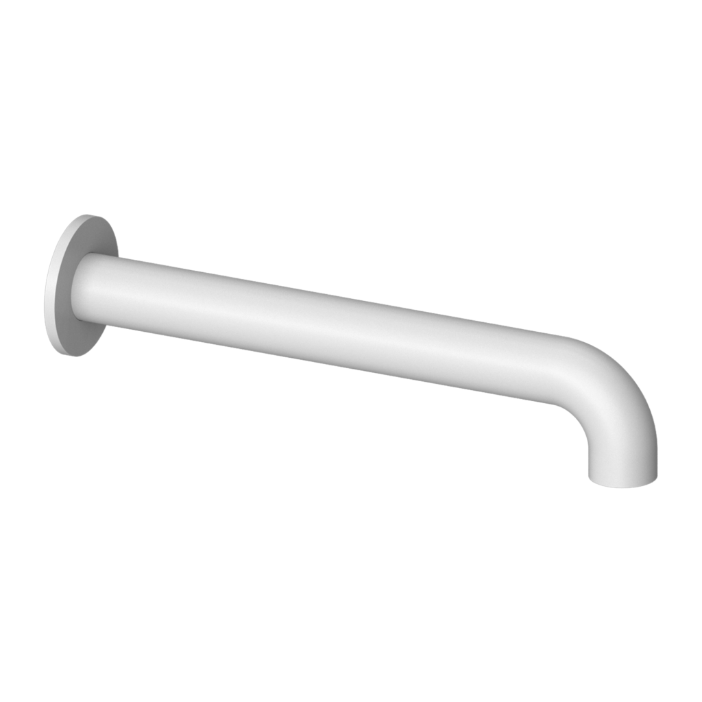 Nero Mecca Basin / Bath Spout 160mm - Matte White