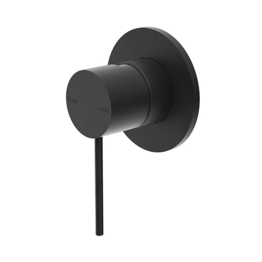 Nero Mecca Shower / Bath Wall Mixer - Matte Black - Wellsons