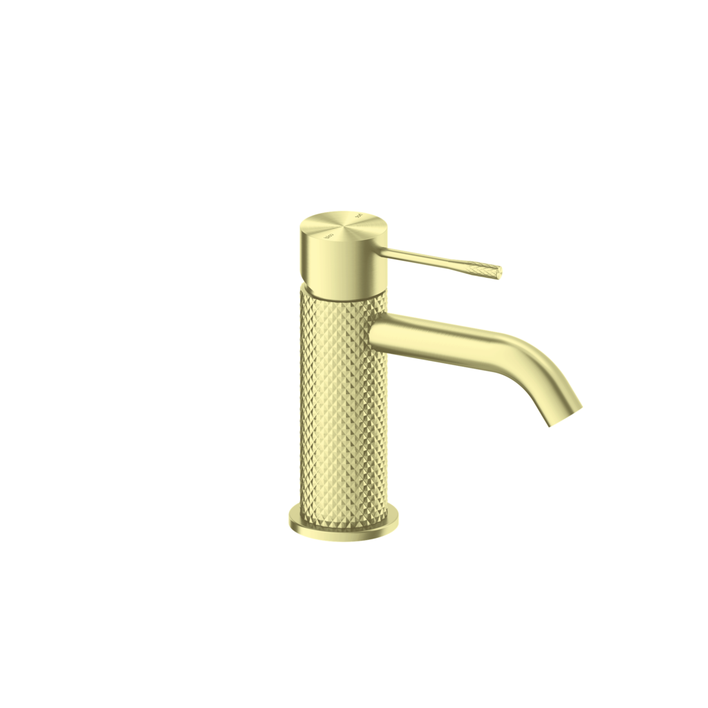 Nero Opal Basin Mixer - Brushed Gold