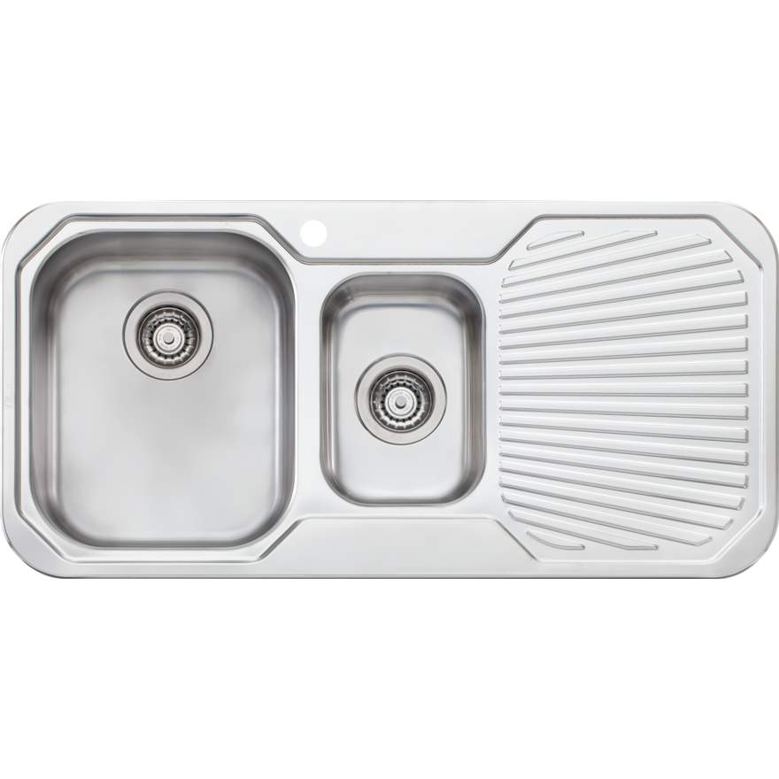 Oliveri Petite 1 & 1/2 Bowl Sink With Drainer