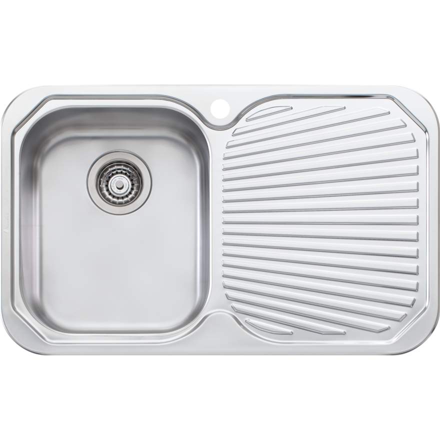 Oliveri Petite Single Bowl Sink With Drainer