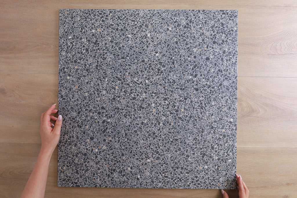 Parco 2.0 Asphalt Matt Terrazzo Look Tile