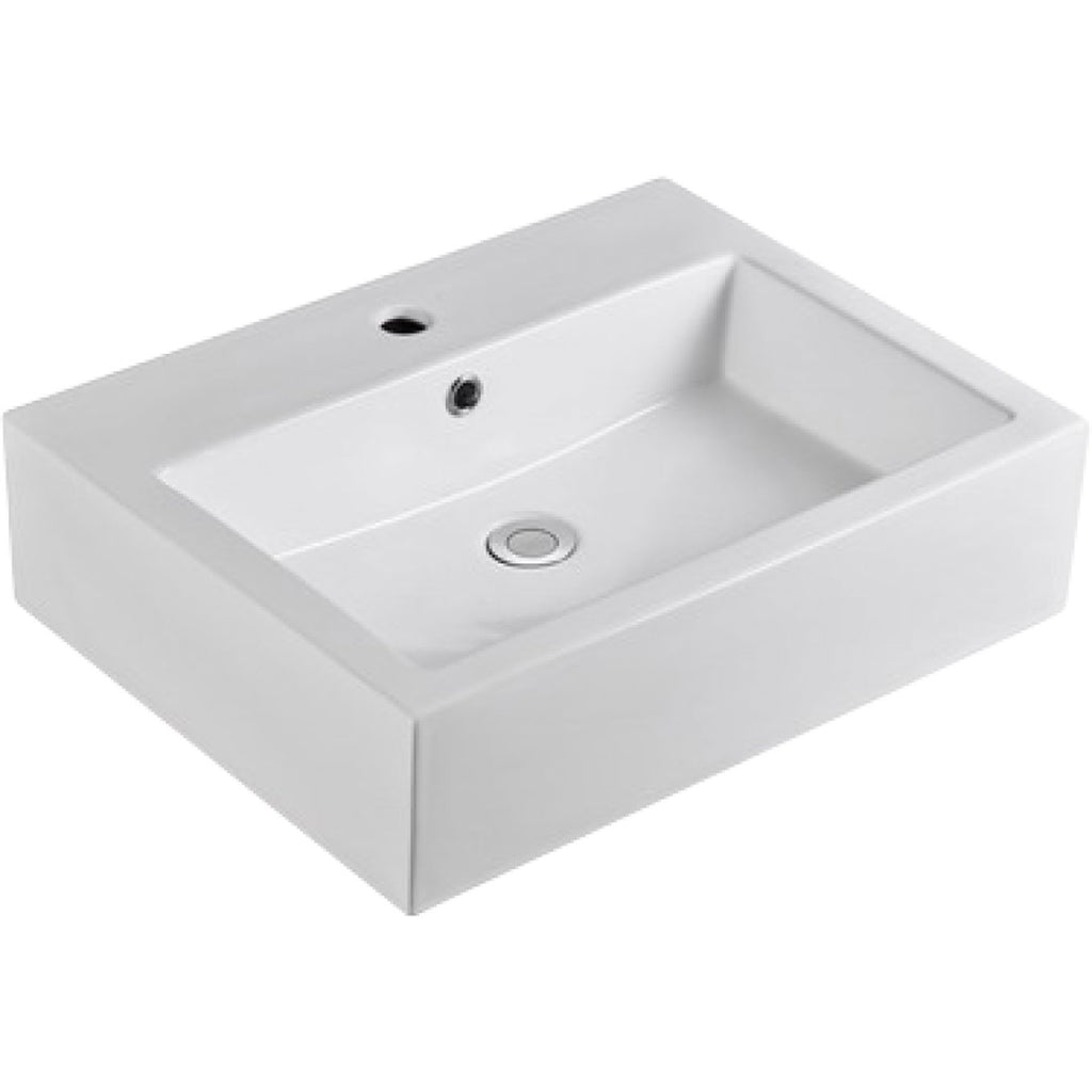 Fienza Modena Above Counter Basin - Gloss White