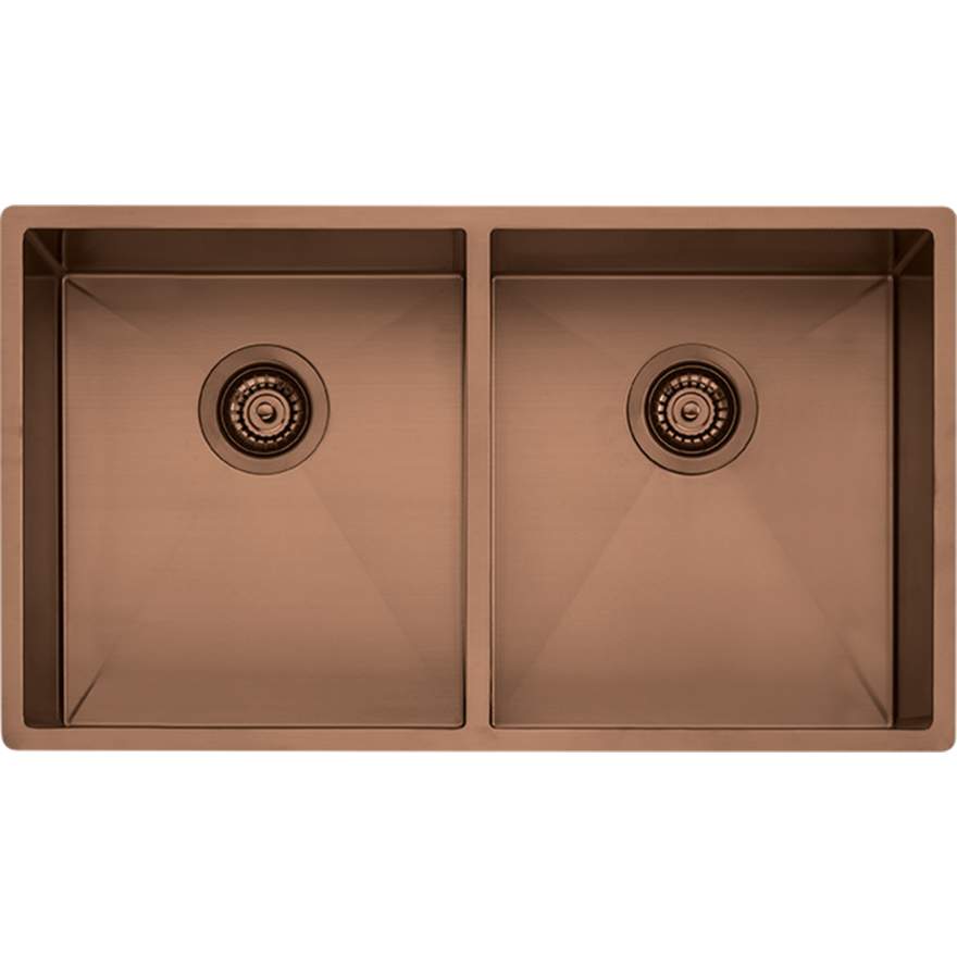 Oliveri Spectra Double Bowl Copper Sink