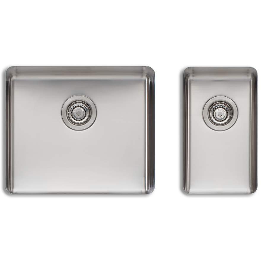 Oliveri Sonetto Large Bowl Undermount Sink & Skinny Bowl Undermount Sink