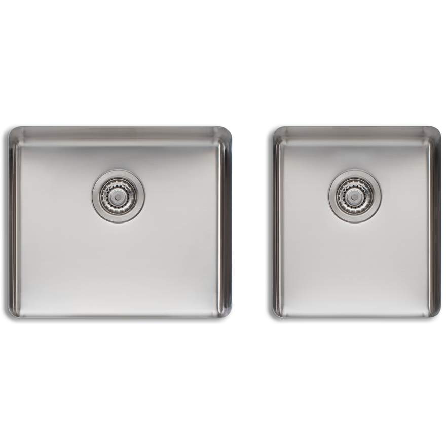 Oliveri Sonetto Large Bowl Undermount SInk & Standard Bowl Undermount Sink