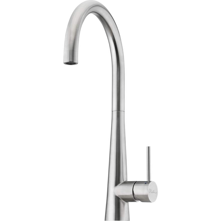 Oliveri Essente Stainless Steel Goose Neck Mixer