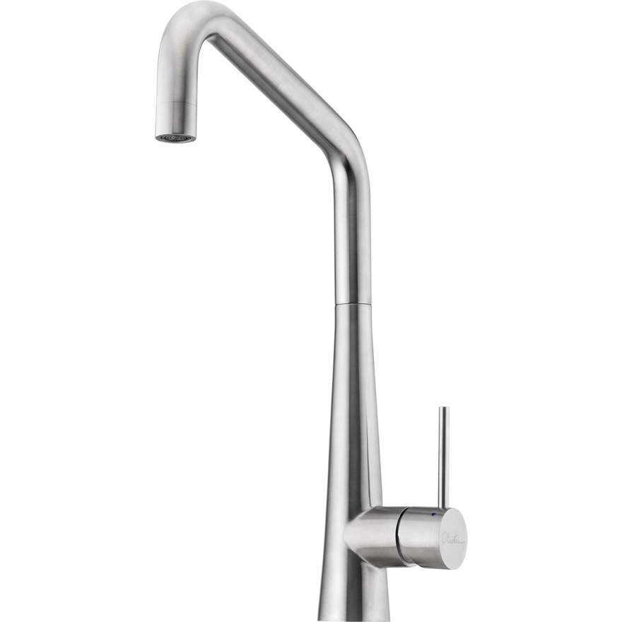 Oliveri Essente Stainless Steel Square Goose Neck Mixer