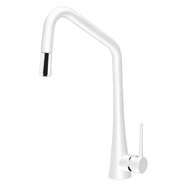 Armando Vicario Tink-D Kitchen Mixer with Pull Out - Matte White