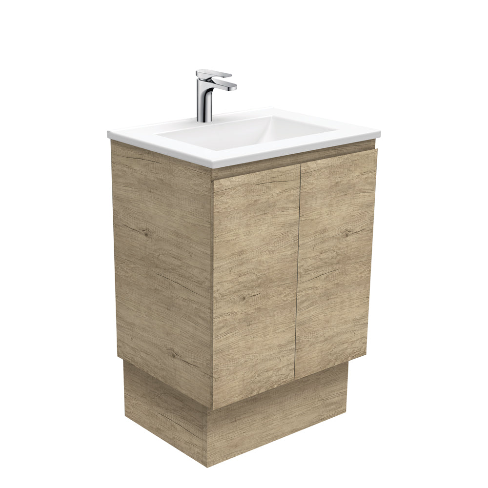 Fienza Vanessa Edge Kick board Vanity Scandi Oak