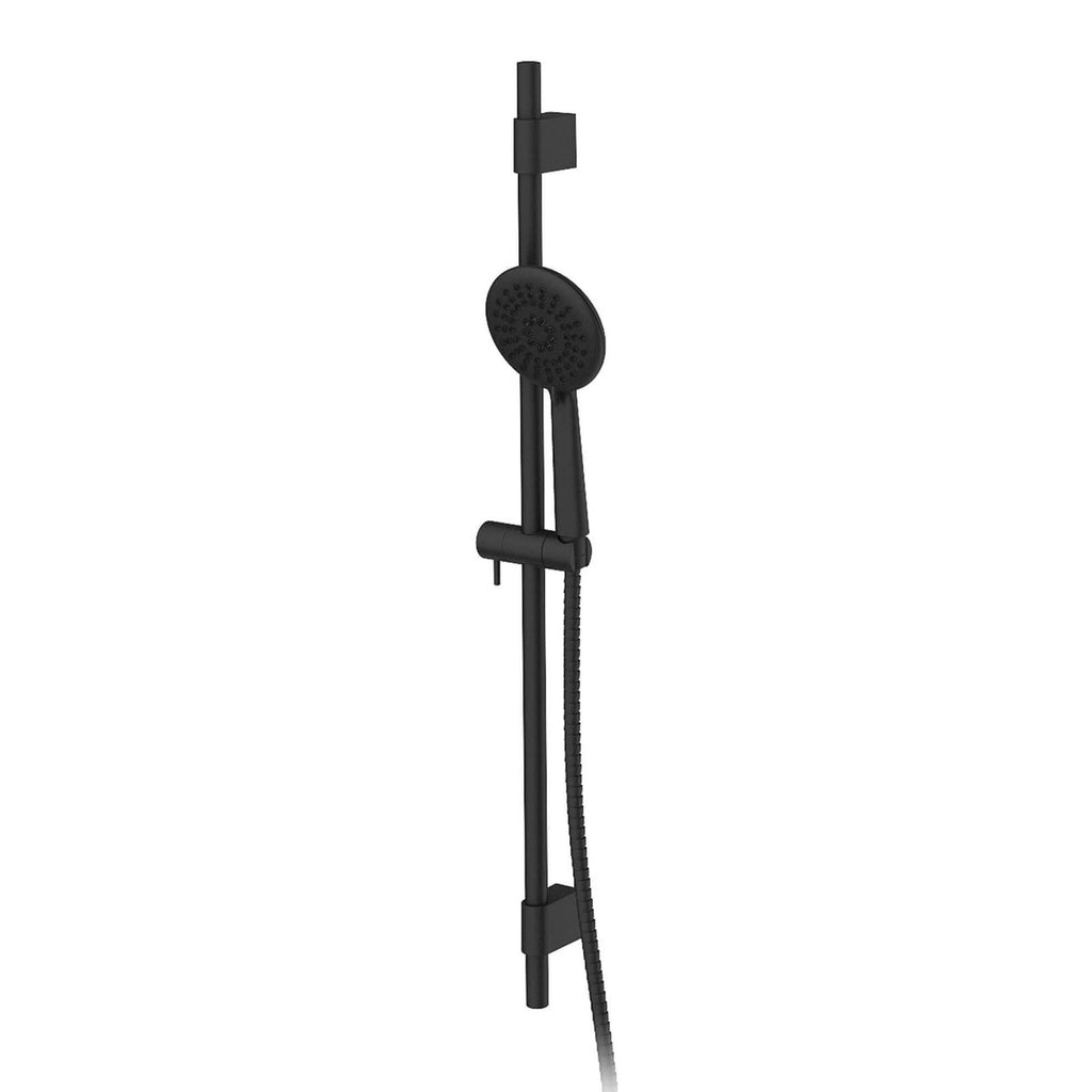 Greens Astro Adjustable Rail Shower - Matte Black - Wellsons