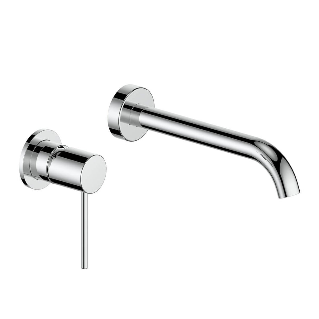 Greens Gisele Wall Basin Mixer - Chrome - Wellsons