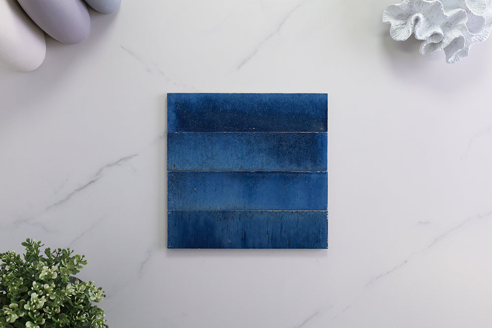 Hilton Blue China Gloss Subway Tile