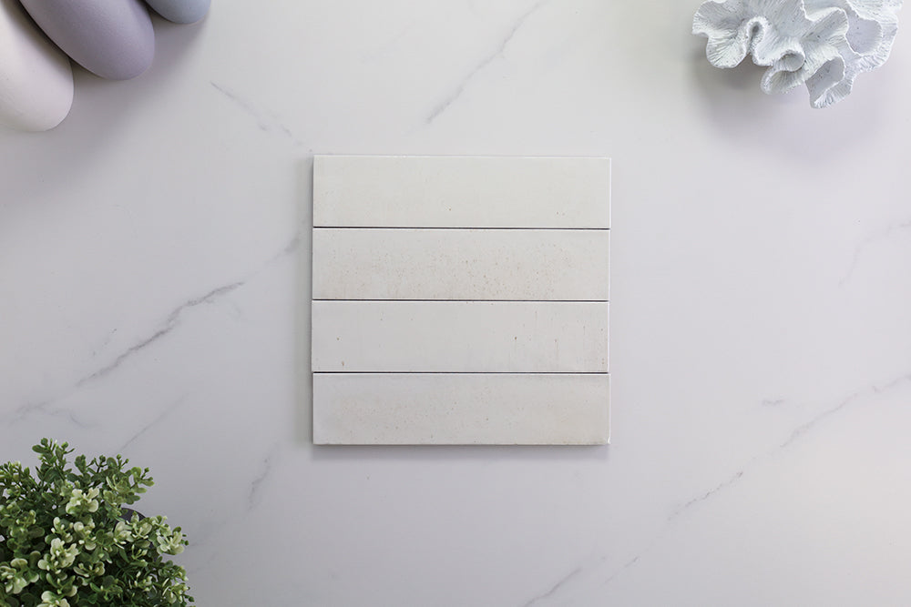 Hilton Off White Gloss Subway Tile