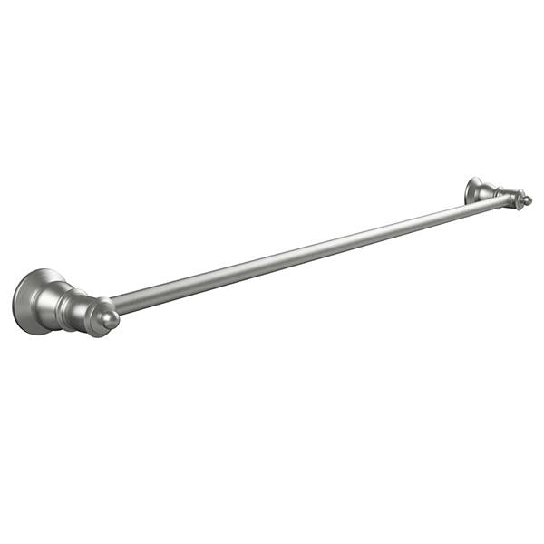 Fienza Lillian Single Towel Rail 810mm - Brushed Nickel - Wellsons