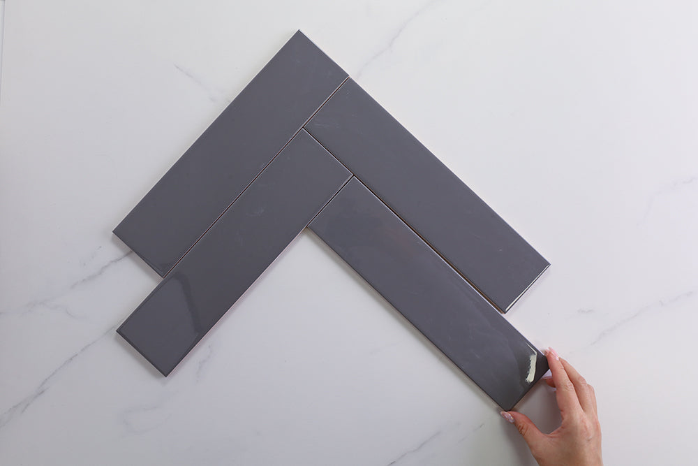 Metro Charcoal Gloss Subway Tile