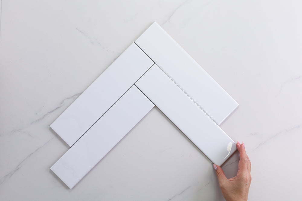 Metro White Gloss Subway Tile