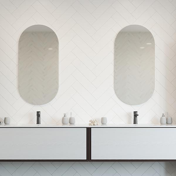 Thermogroup Pill Polished Edge Mirror - Wellsons