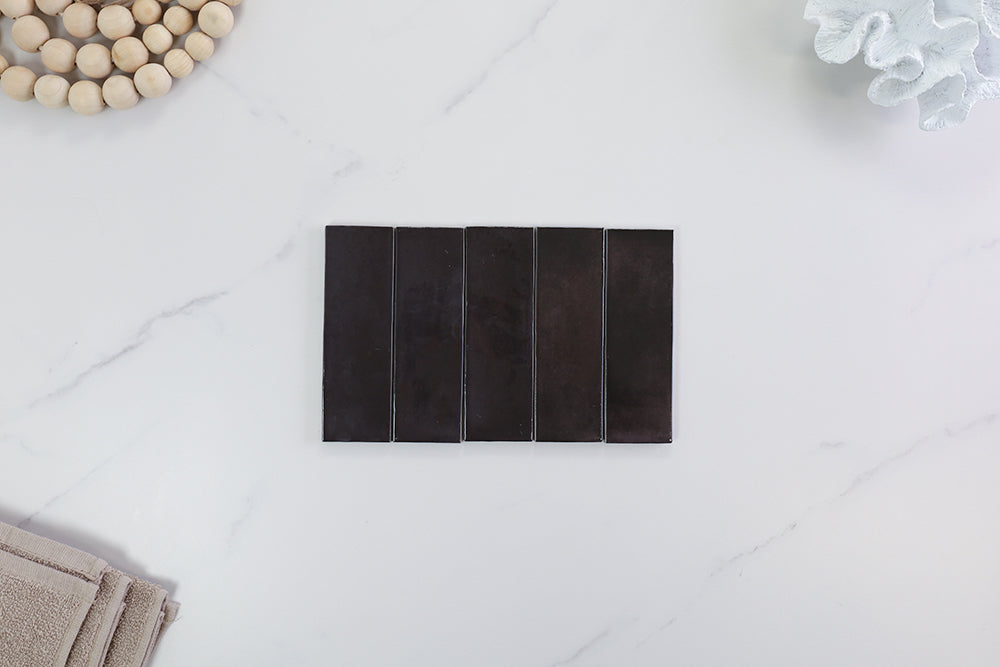 Soho Black Gloss Subway Tile