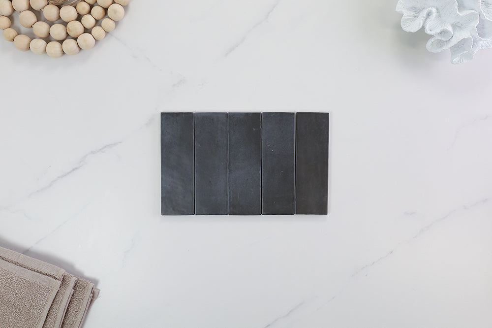 Soho Black Matt Subway Tile