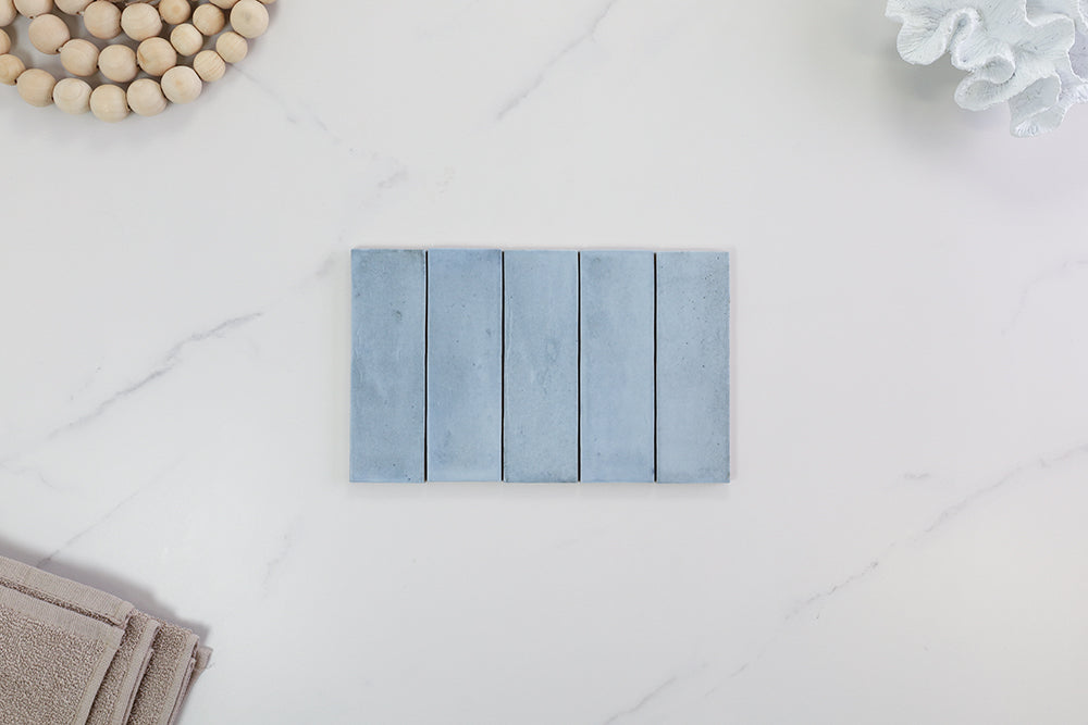 Soho Blue Matt Subway Tile