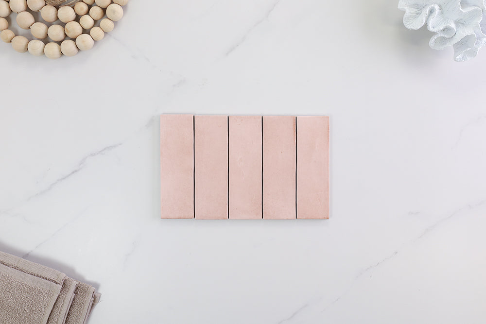 Soho Pink Matt Subway Tile