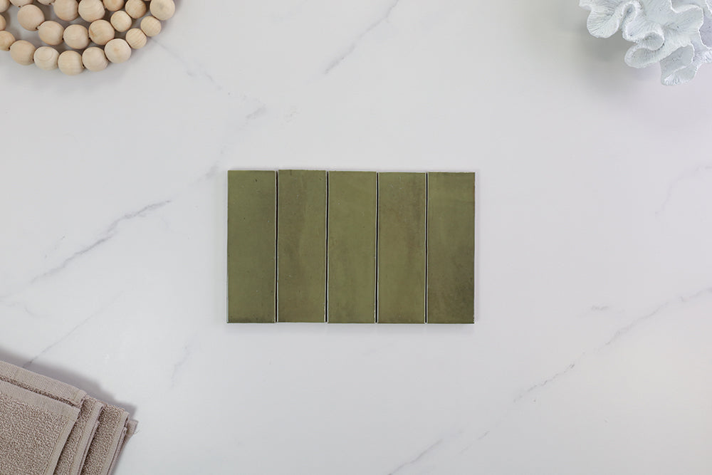 Soho Green Gloss Subway Tile