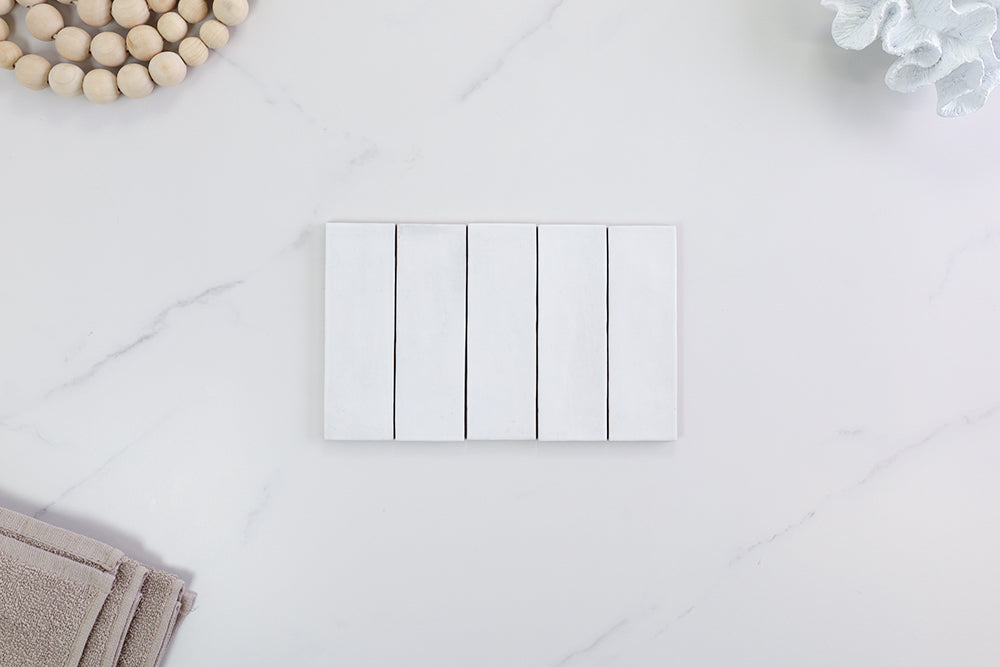 Soho White Matt Subway Tile