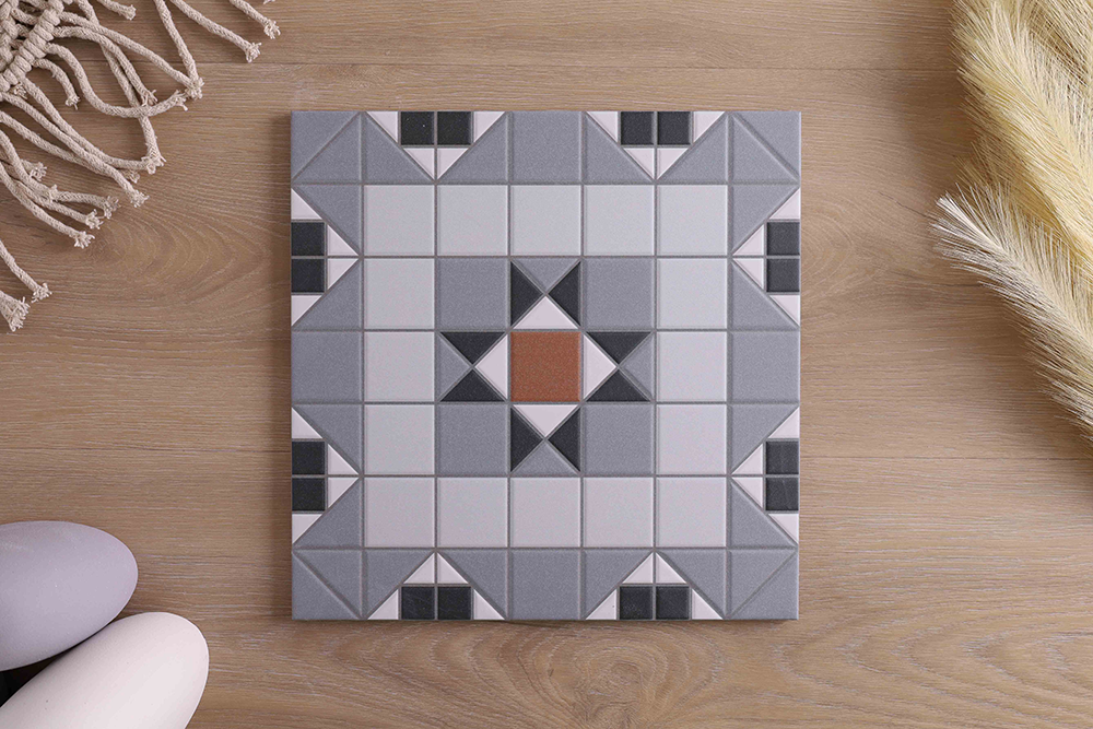 Victoria Federation Tessellated Look Grey Tile