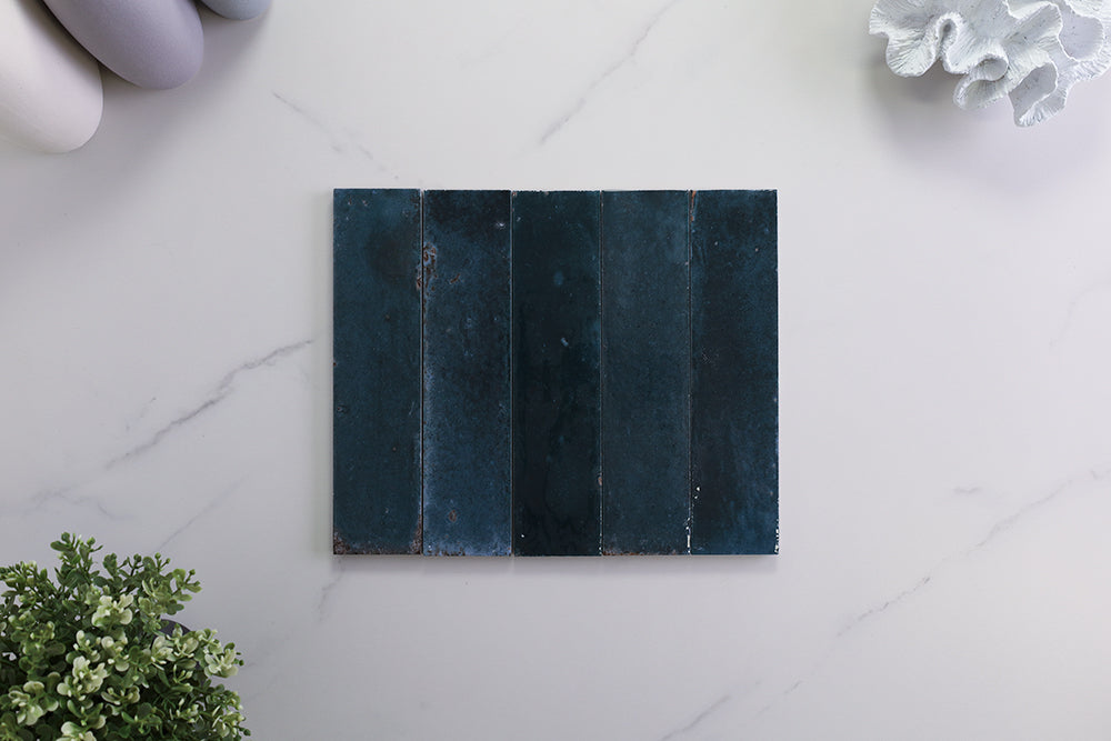 Wilton Blue Gloss Subway Tile