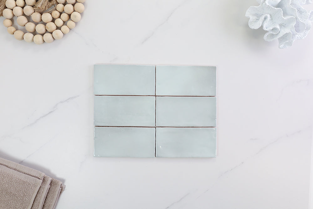 Palm Springs Mint Gloss Subway Tile